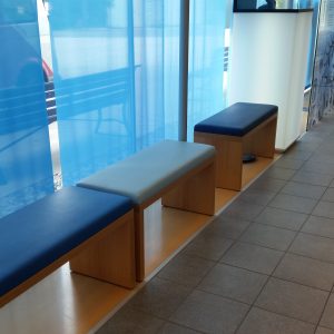 Polsterei - Neue Sitzbänke für das Walchenseekraftwerk